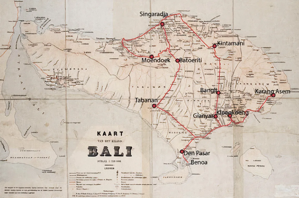 Bali map